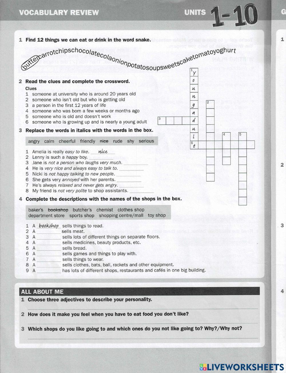 Ab 126 - 127 worksheet | Live Worksheets