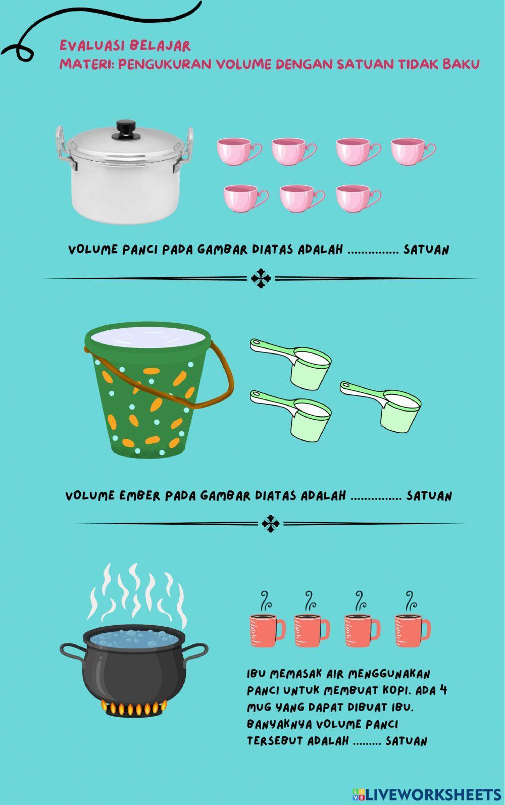 Evaluasi Pengukuran Volume Satuan Tidak Baku