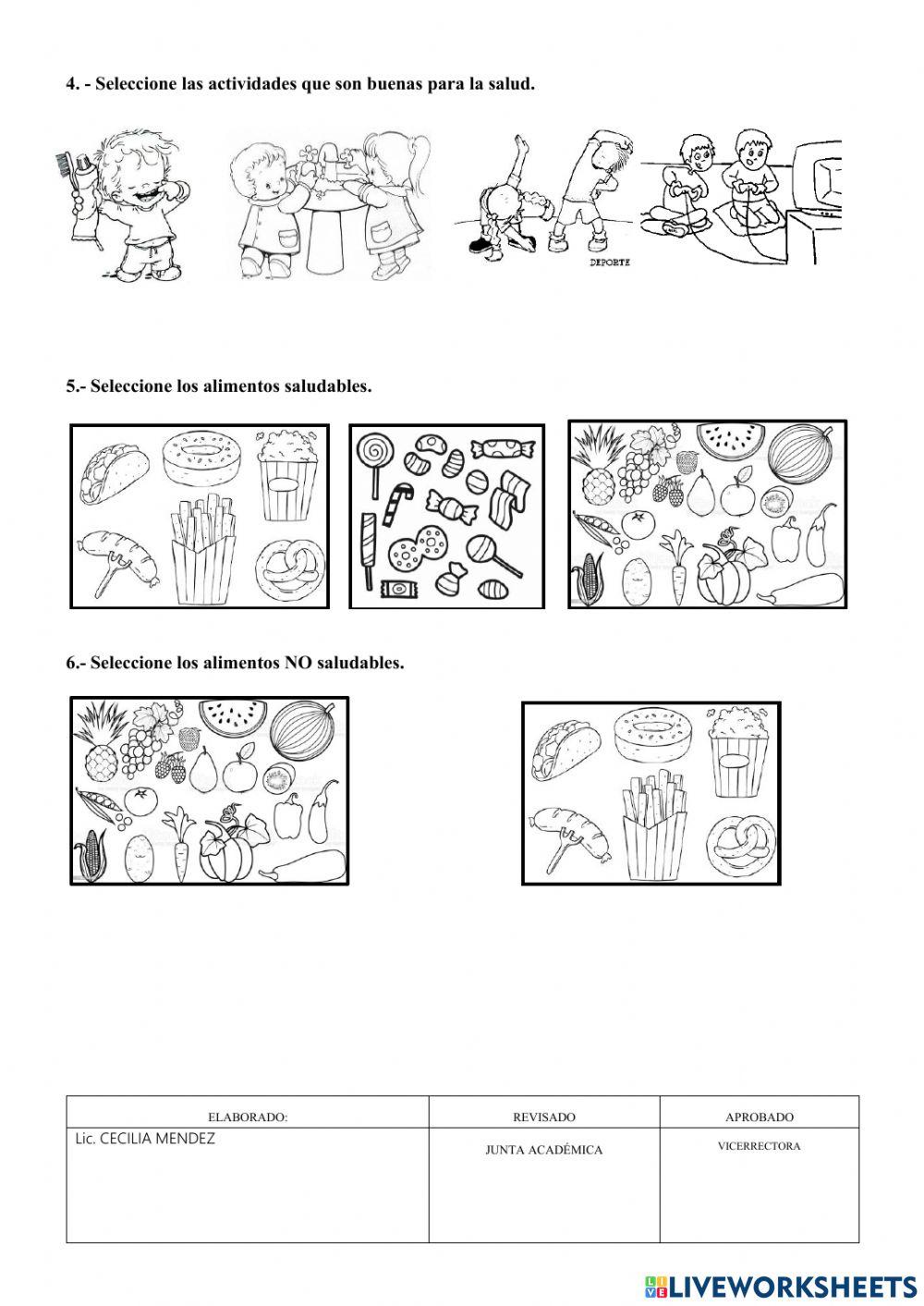 Examen de ciencias naturales