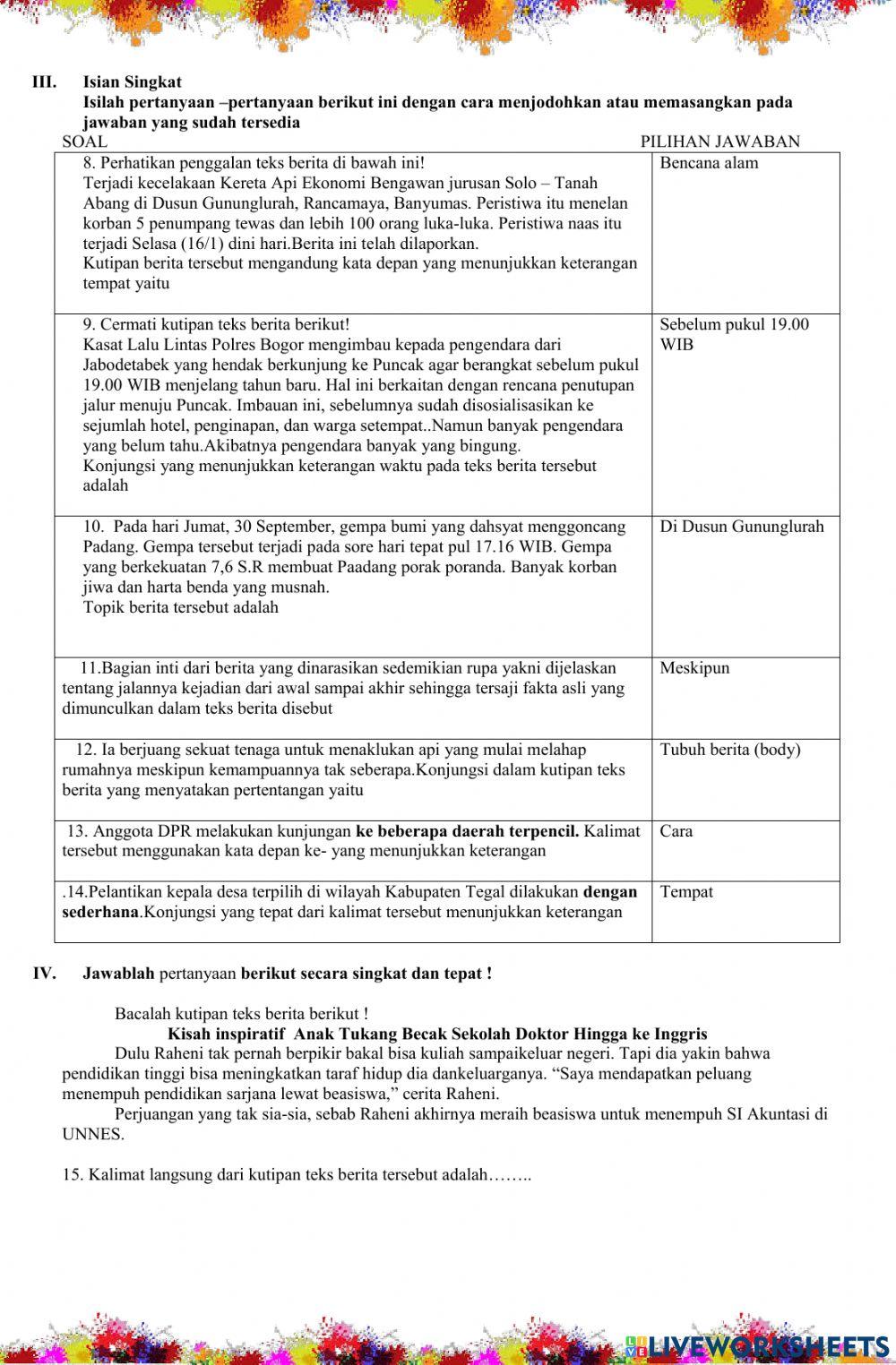 Pts bahasa indonesia