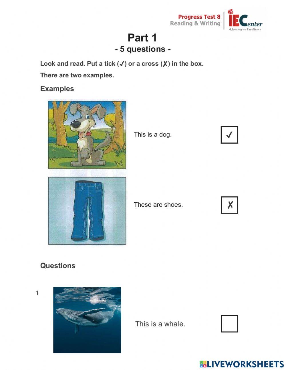 LP - CAM 1 - UNIT 8 - LESSON 12 - PROGRESS TEST 8 - READING-WRITING PART 2