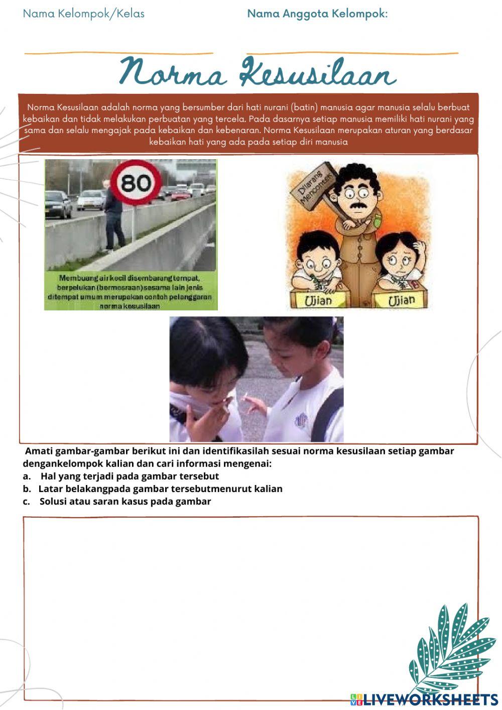 Lkpd norma dalam masyarakat