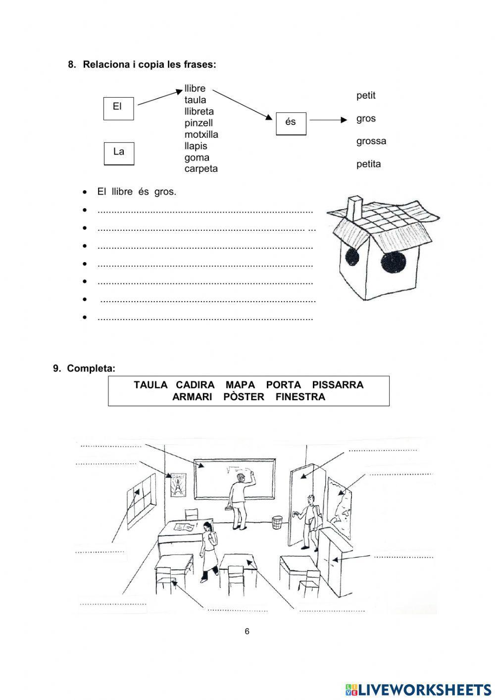Comencem 1.  LA CLASSE