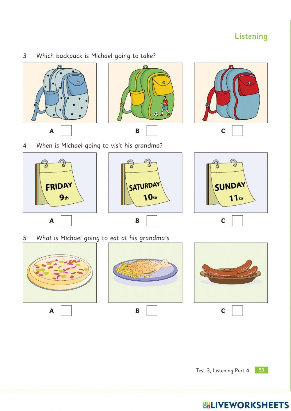 Flyer listening test 3