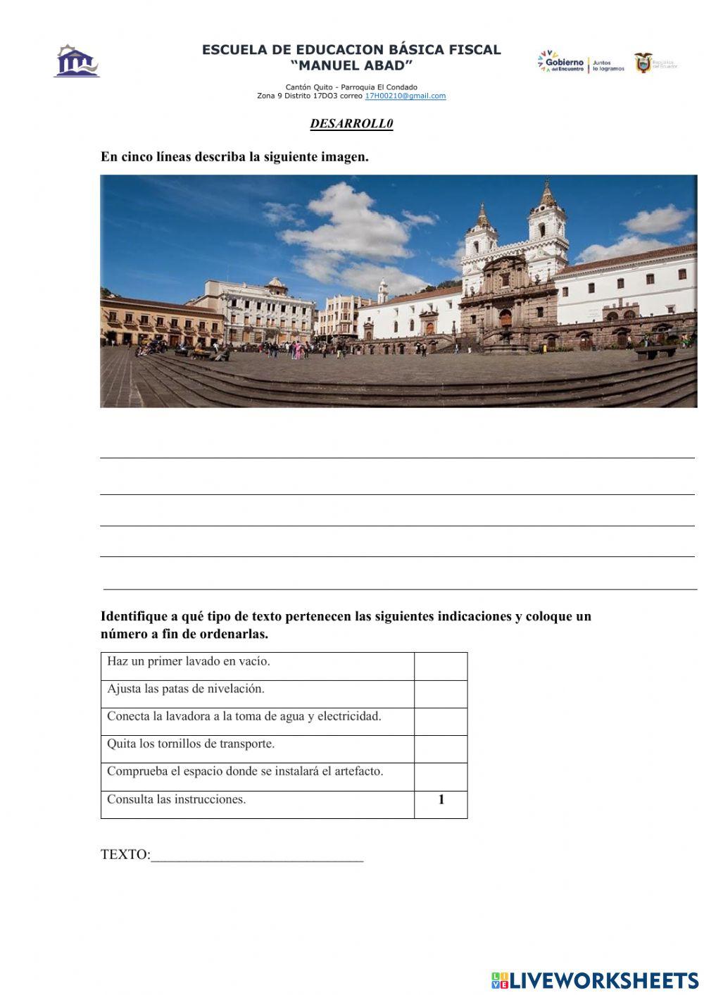 Evaluación diagnóstica 10mo
