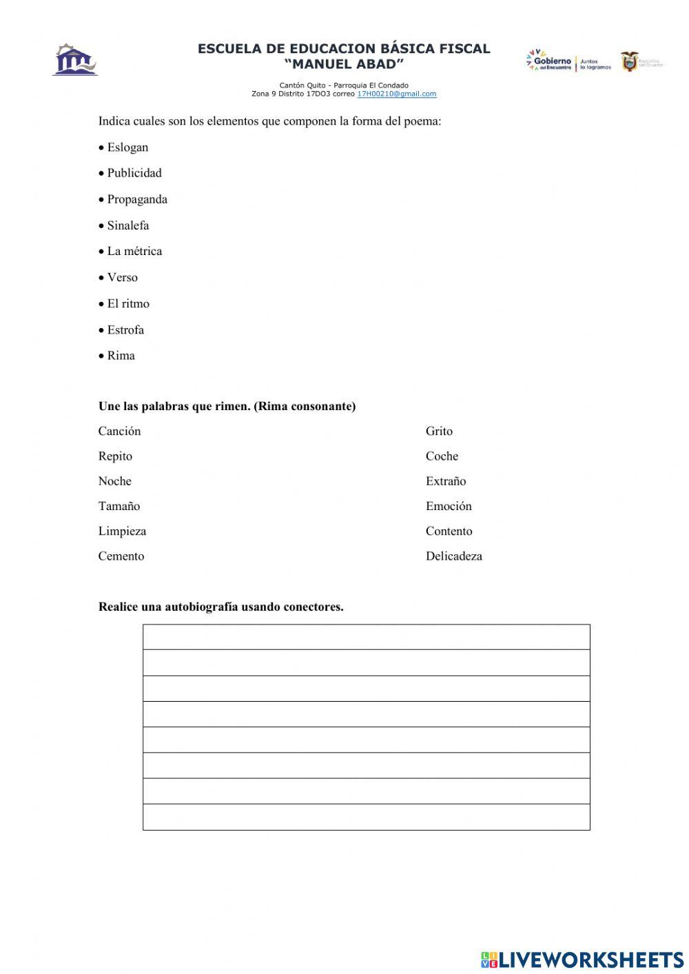 Evaluación diagnóstica 10mo