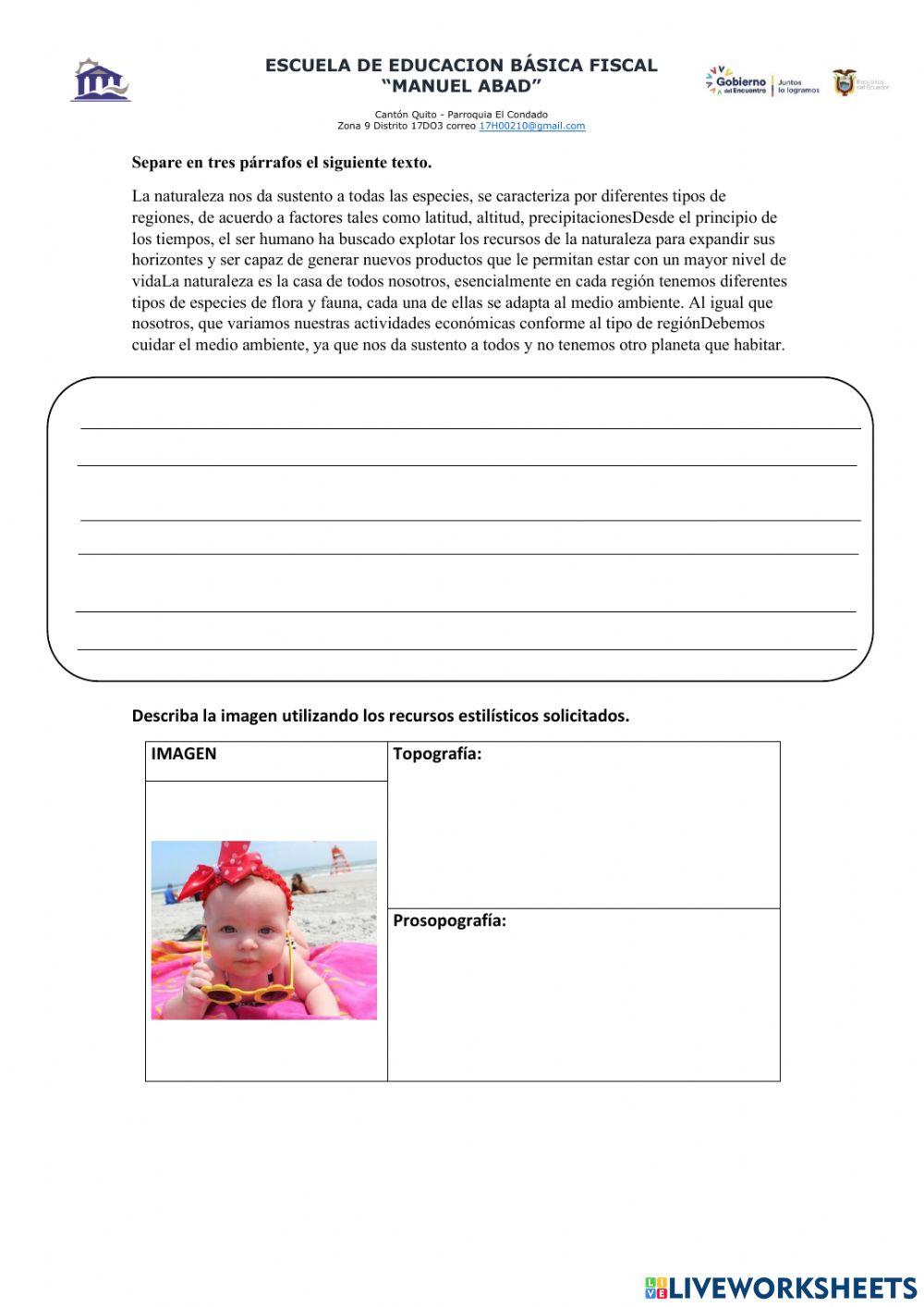 Evaluación diagnóstica 10mo