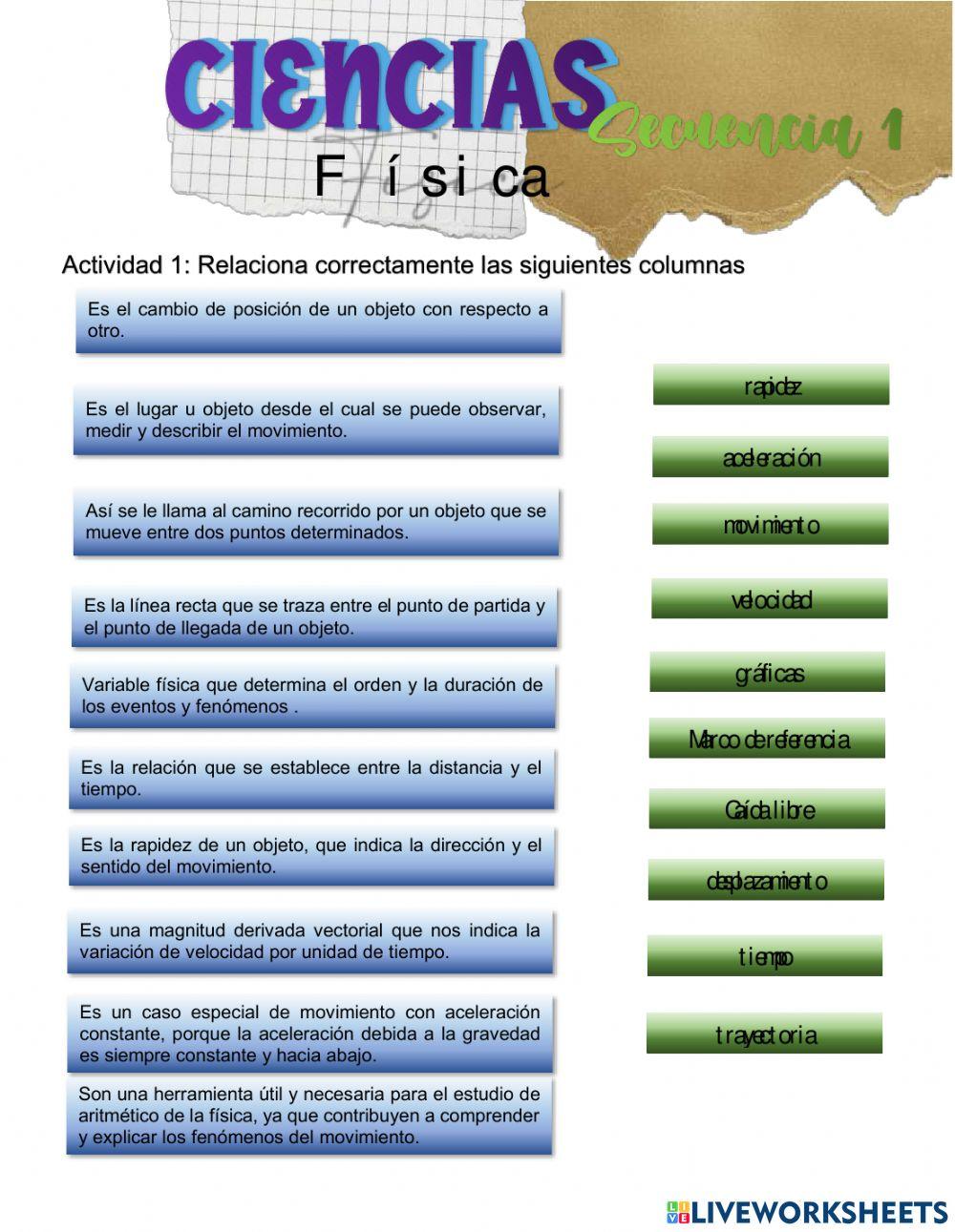 Movimiento de los objetos