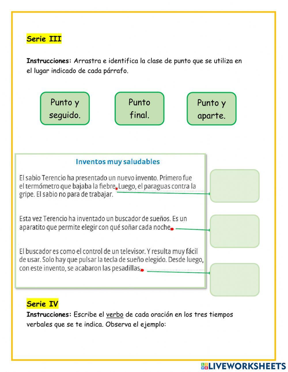 Evaluación de Lenguaje