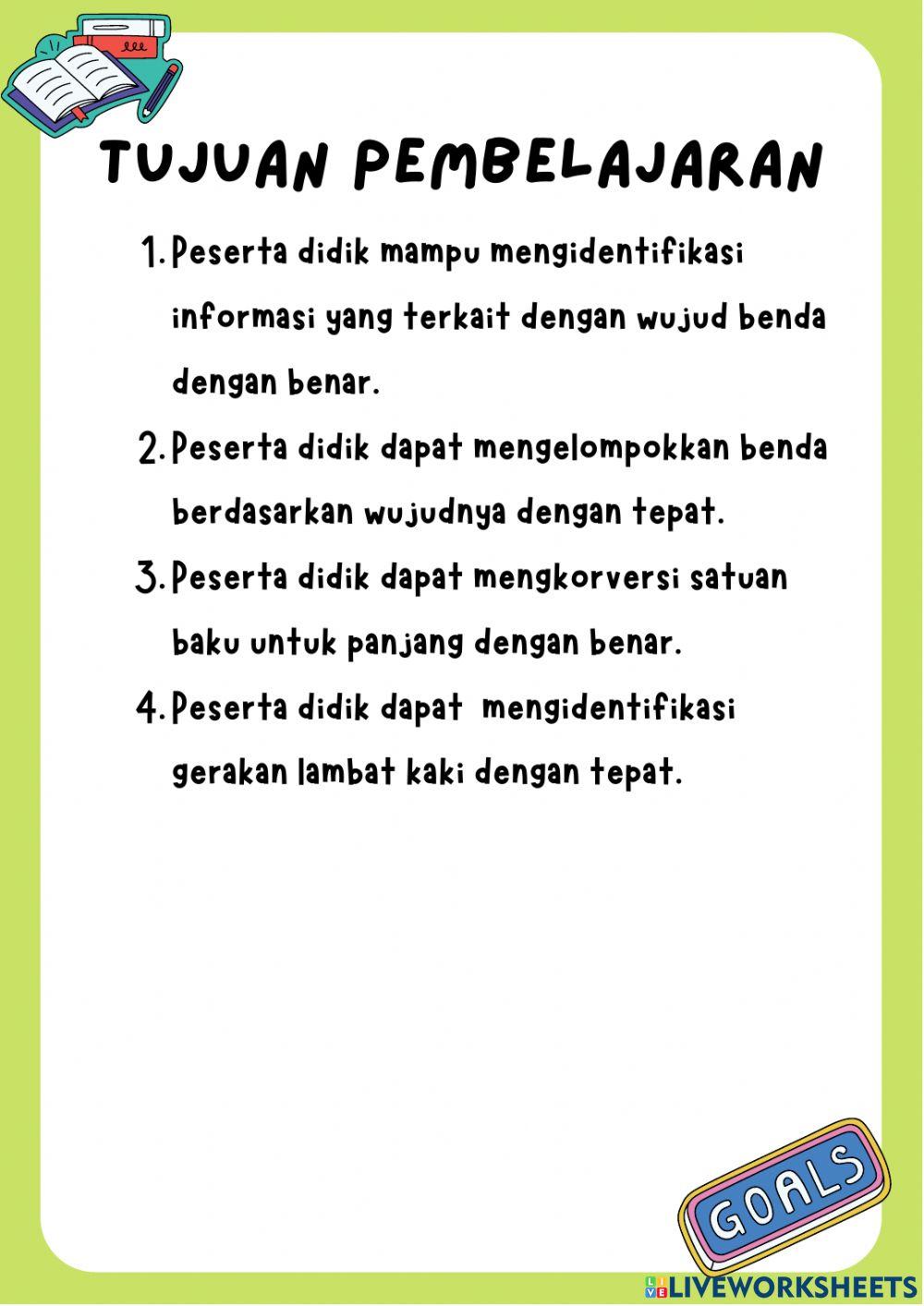 LKPD Kelas 3 - Tema 3 - Subtema 2 - Pembelajaran 1