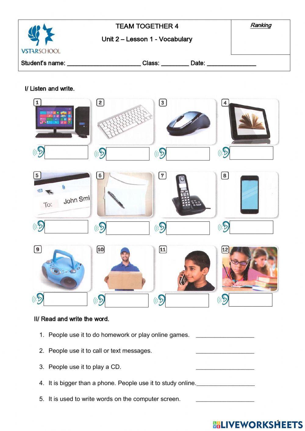 TT4 - Unit 2 - Lesson 1