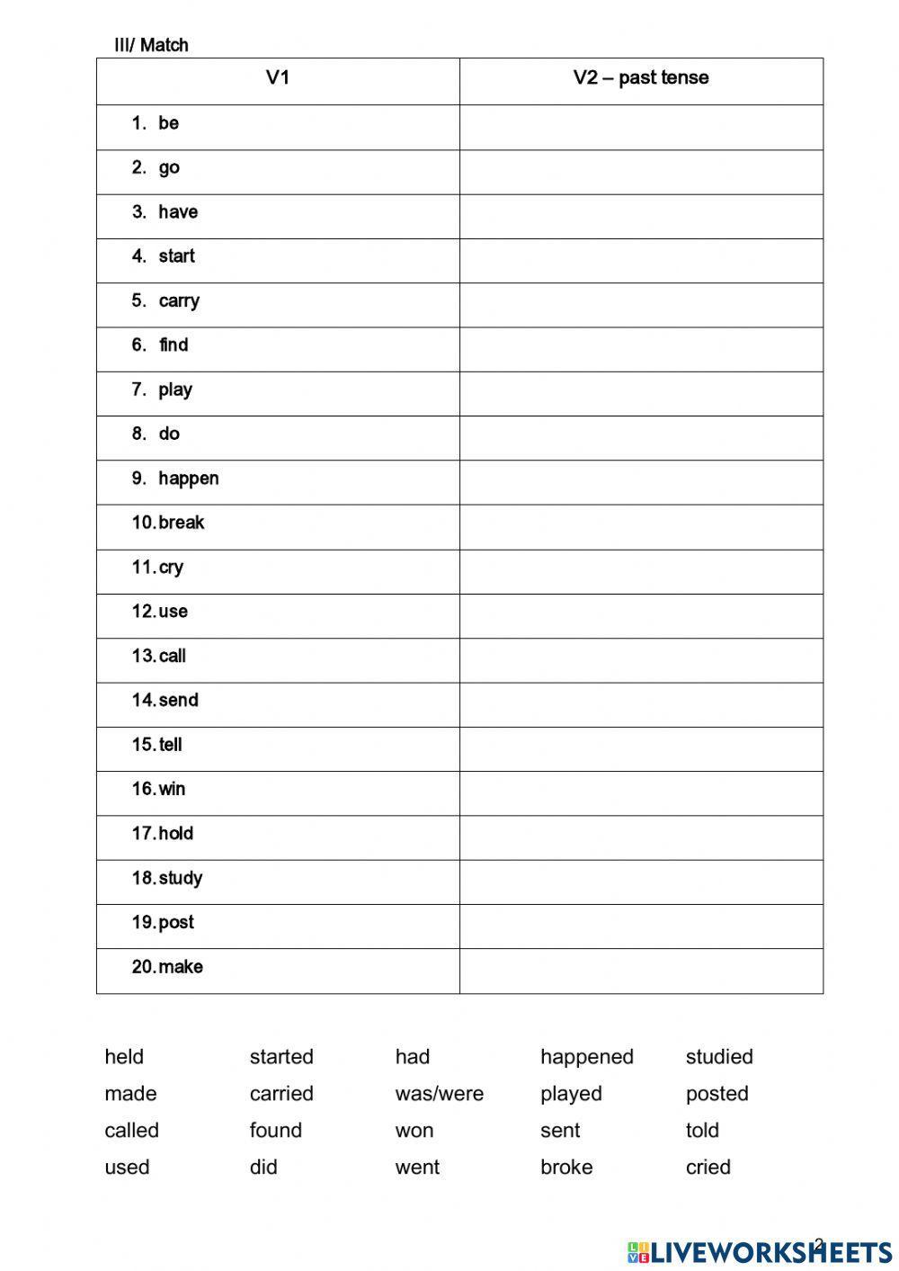 TT4 - Unit 2 - Lesson 1