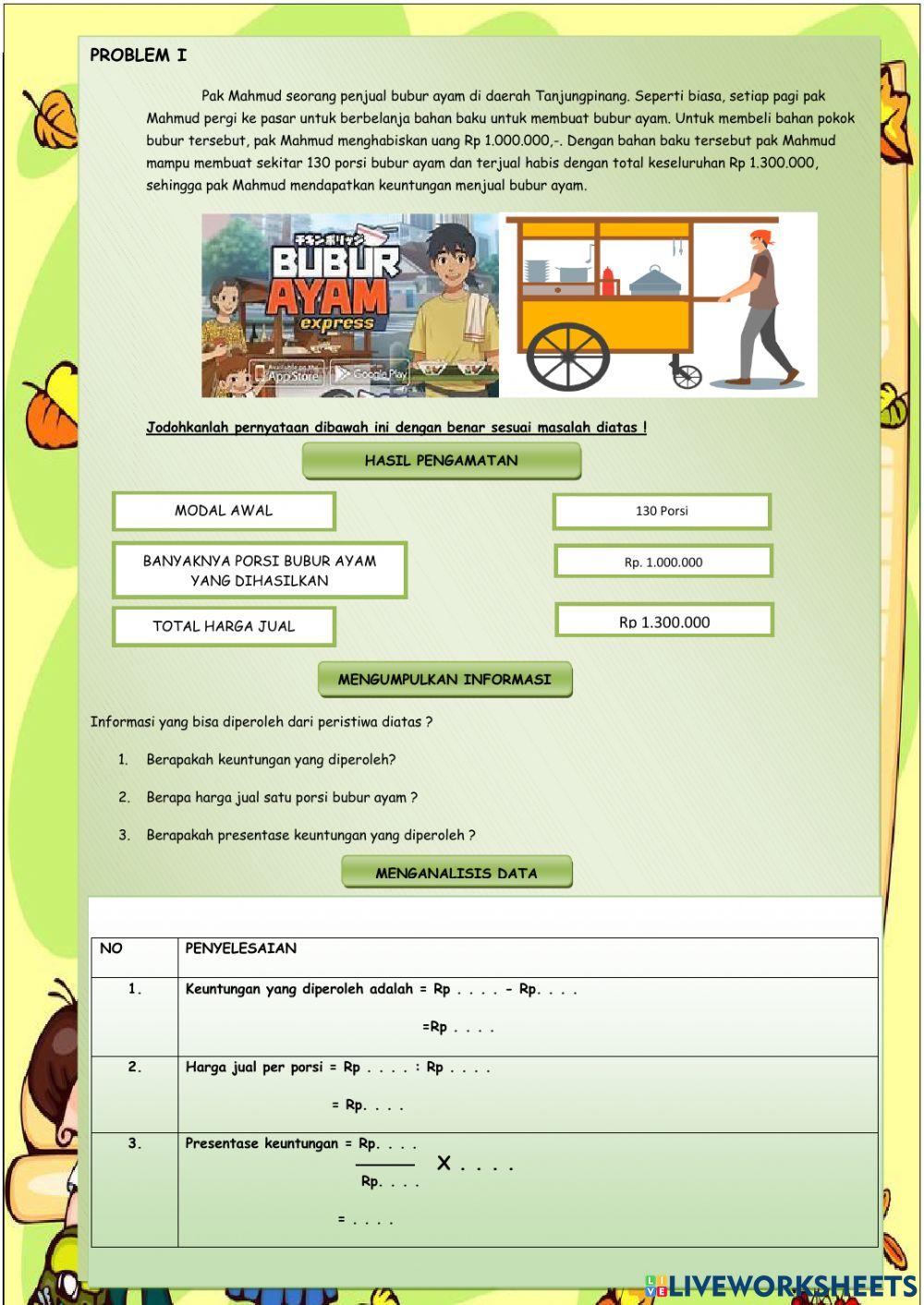 E-lkpd aritmatika sosial model guided discovery by rena maulina