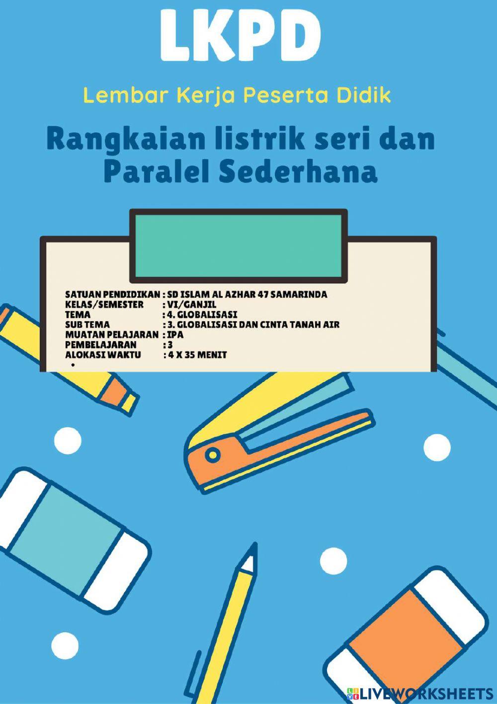 LKPD Rangkaian Listrik