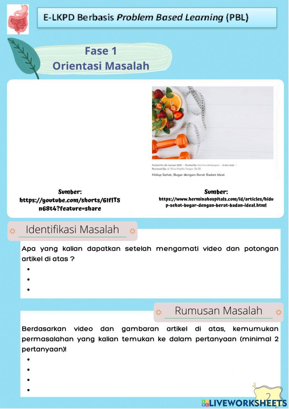 LKPD Kandungan Nutrisi