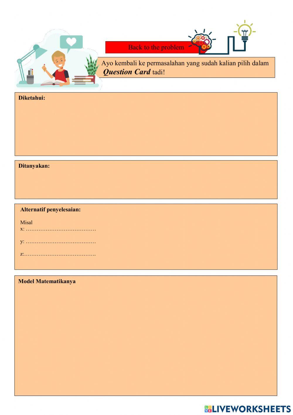 Lembar Penyelesaian Question Card Rencana Aksi 1 Pertemuan 1