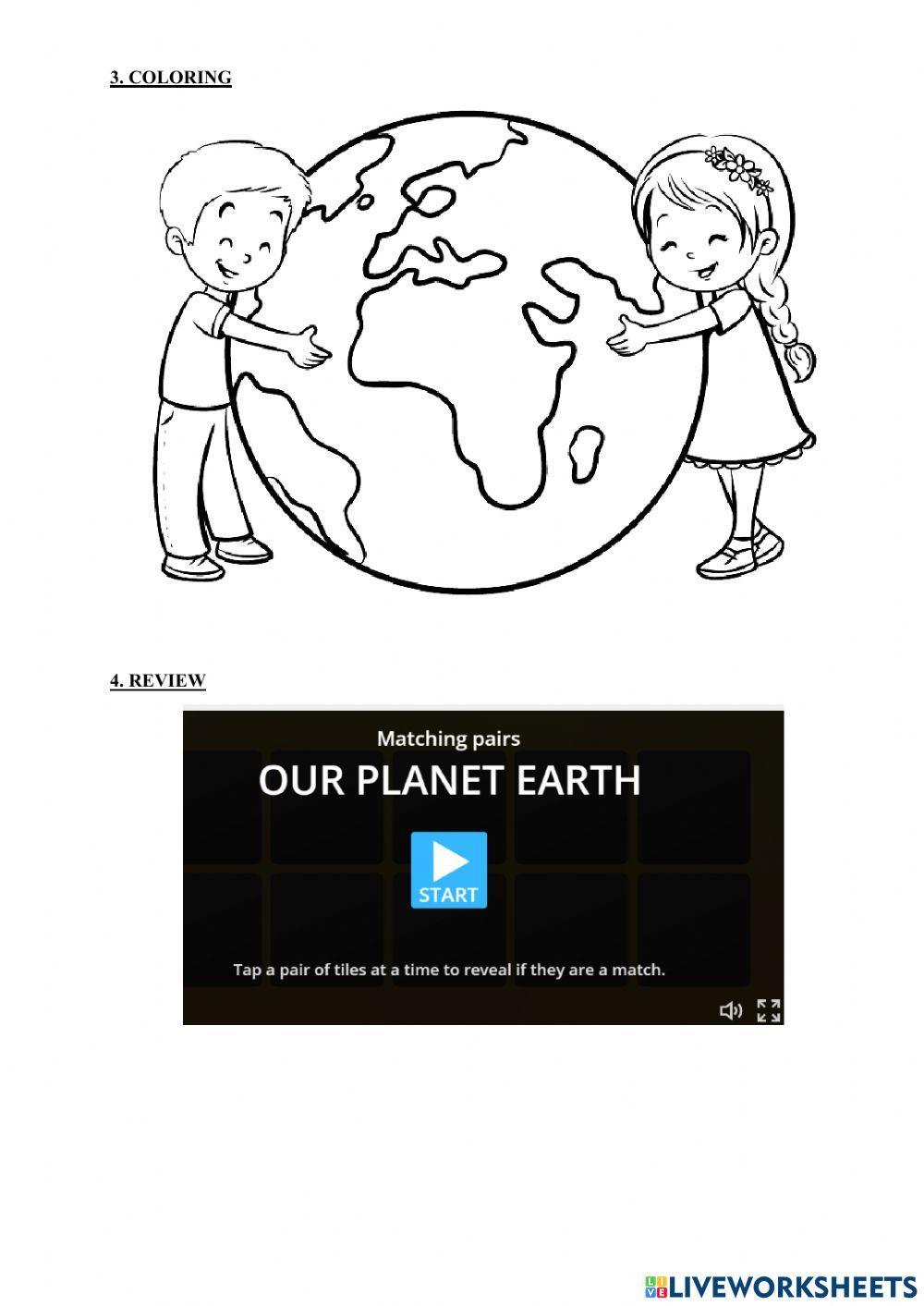 Lesson 1. our planet earth