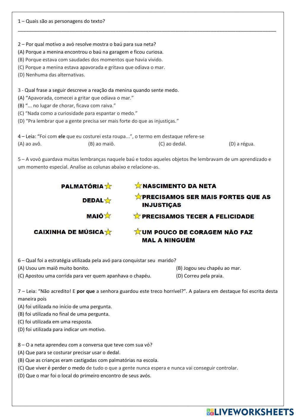 O baú secreto da vovó