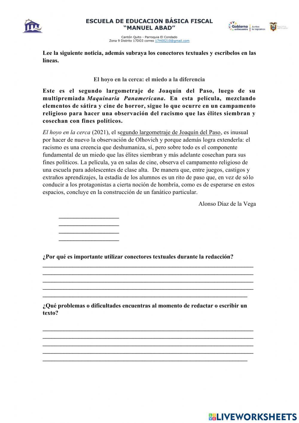 Evaluación necesidades