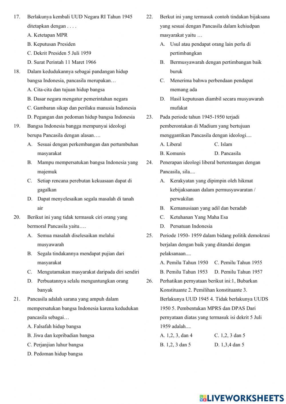 Ulangan tengah semester