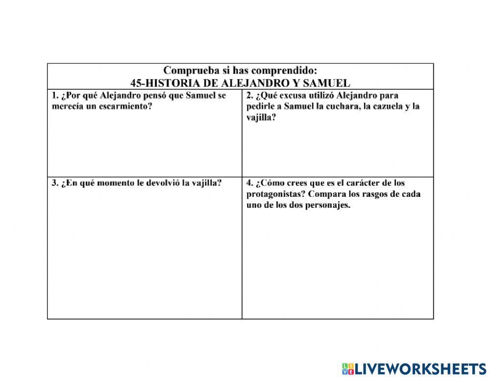 Comprensión Lectora