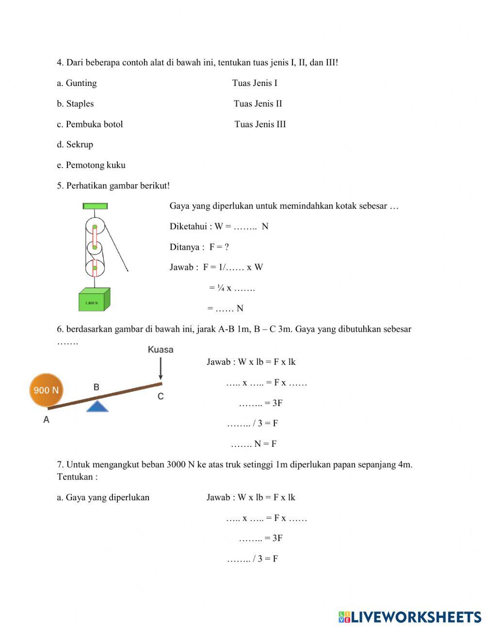 LKPD Usaha dan Pesawat Sederhana