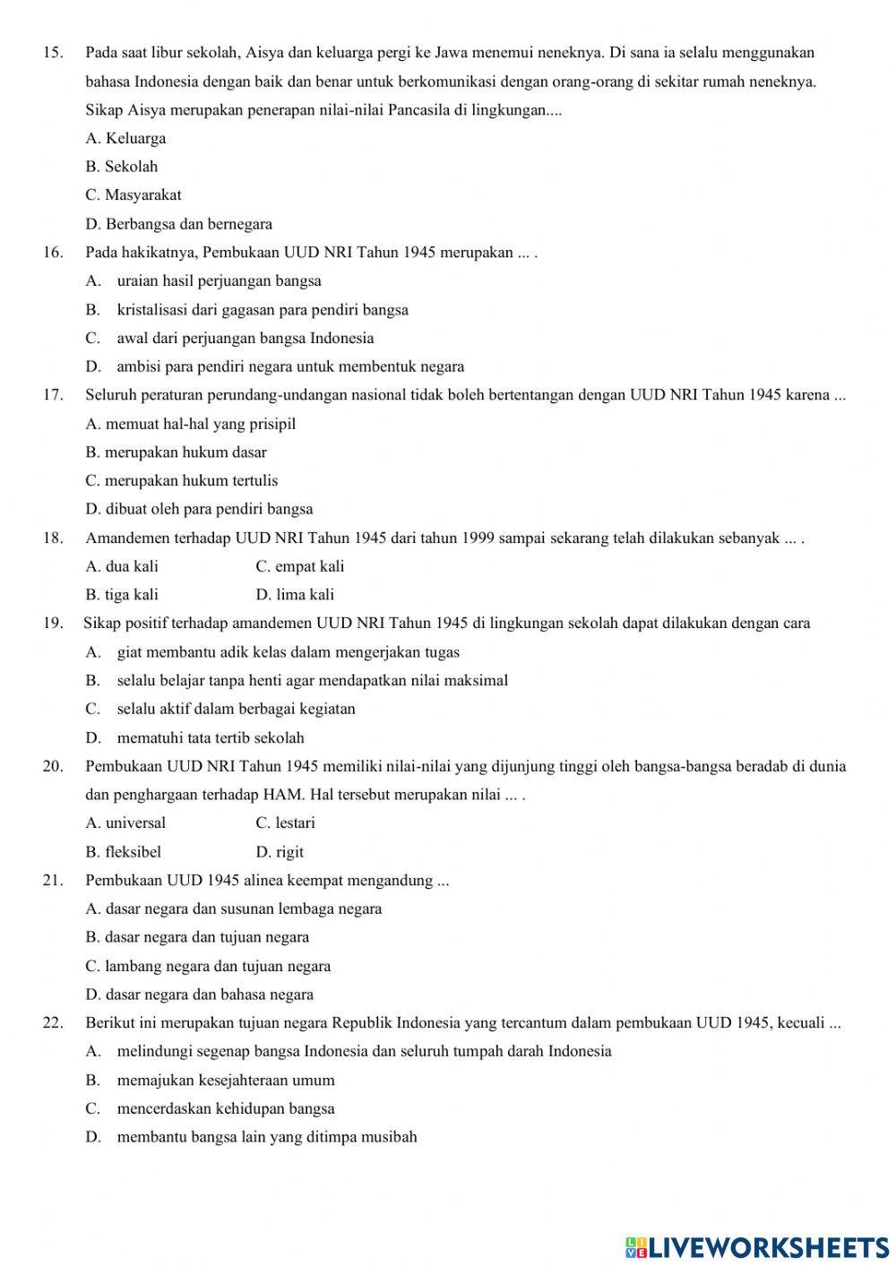 Memahami kedudukan dan fungsi pancasila