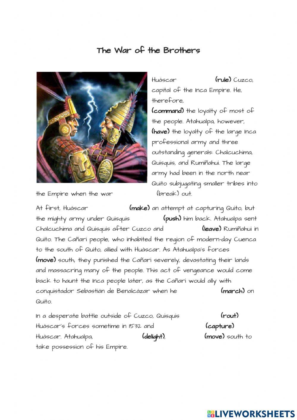 Atahualpa and huscar