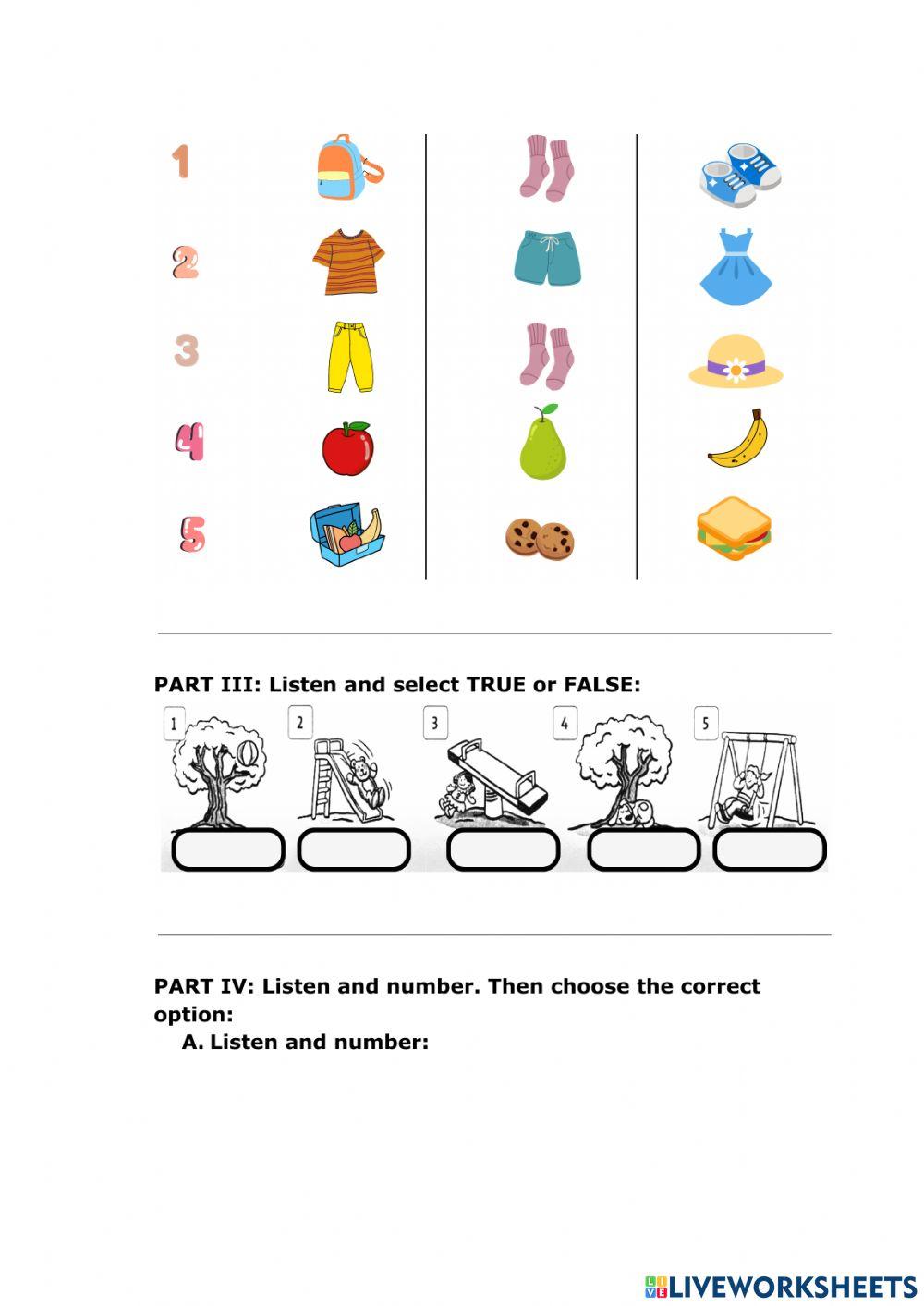 FF1 listening final test