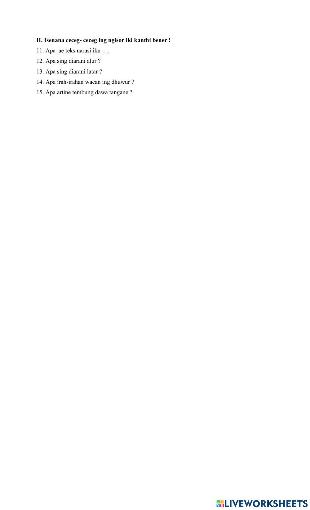 Soal pts ganjil bahasa jawa kelas 5