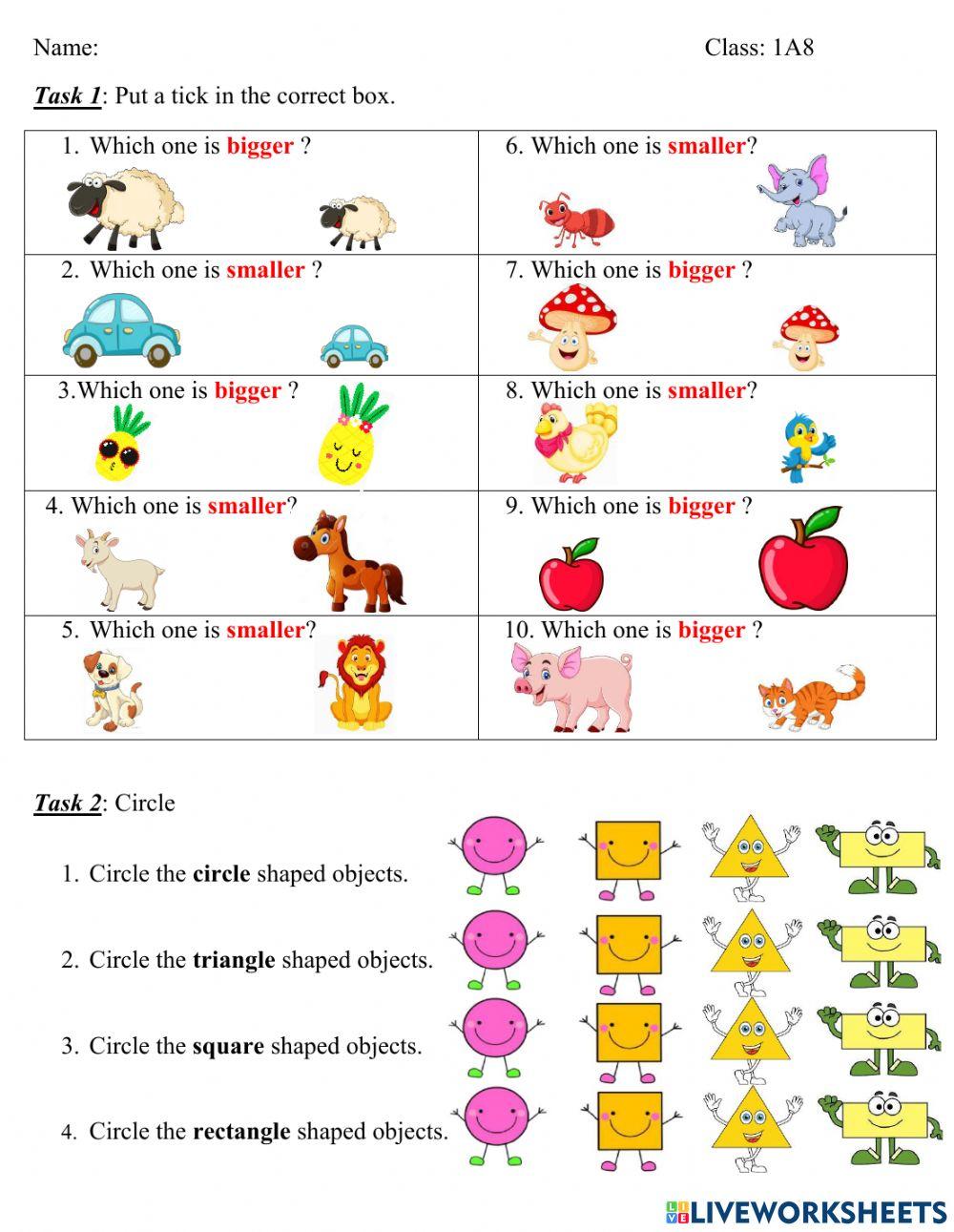 Toán Tiếng Anh tuần 3