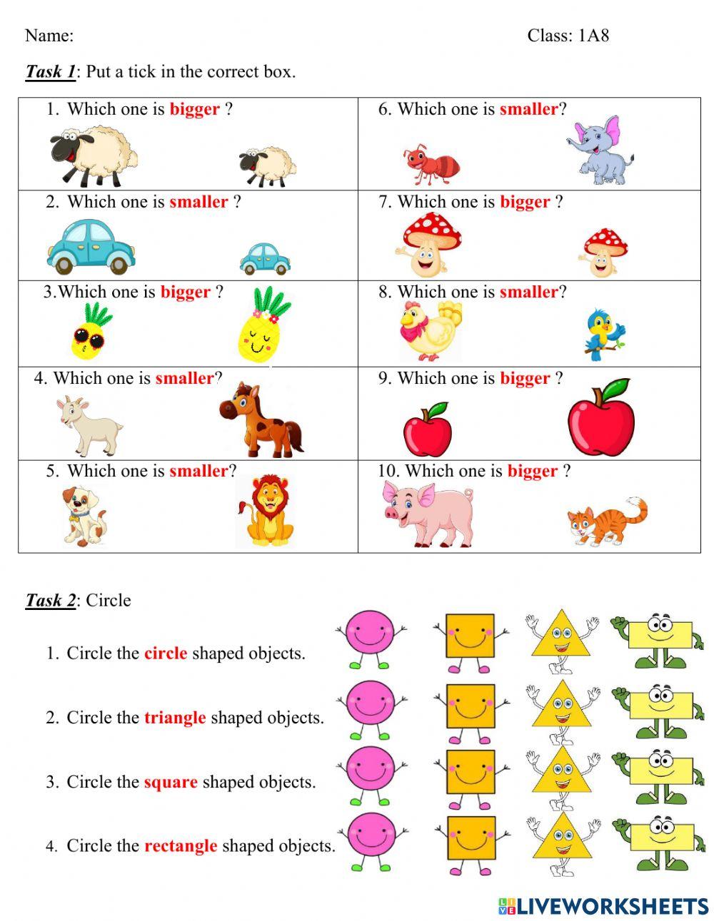 Toán Tiếng Anh tuần 3