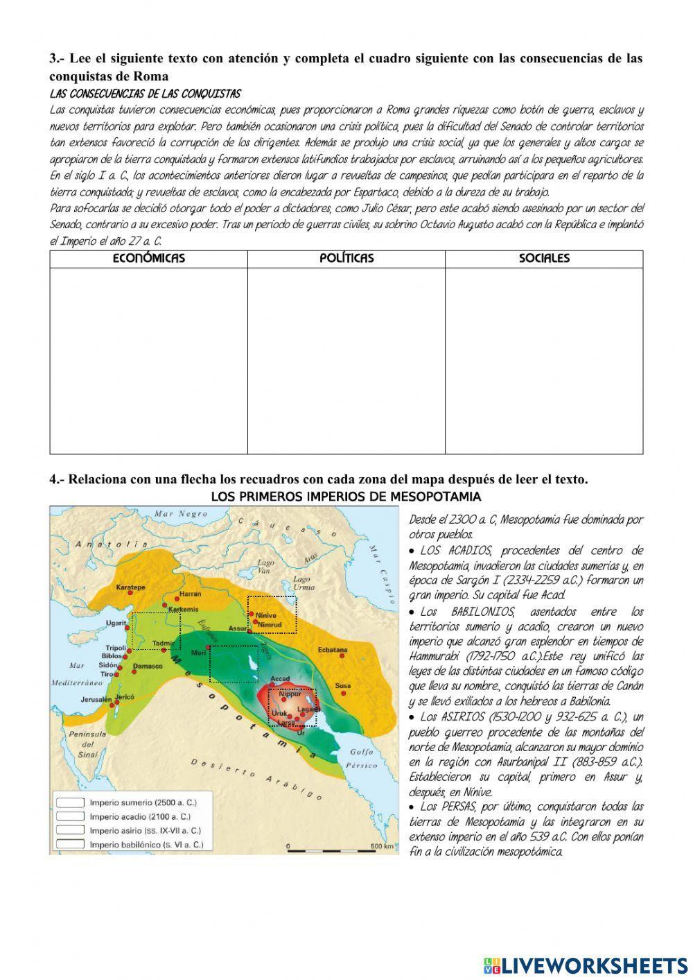 Ficha Ev Inicial HISTORIA 2º ESO
