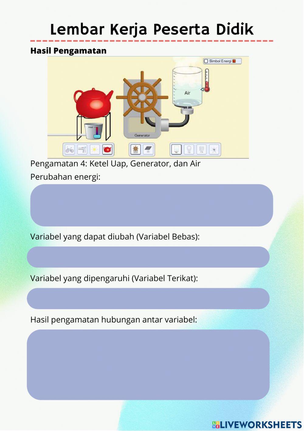 Energi dan Perubahannya