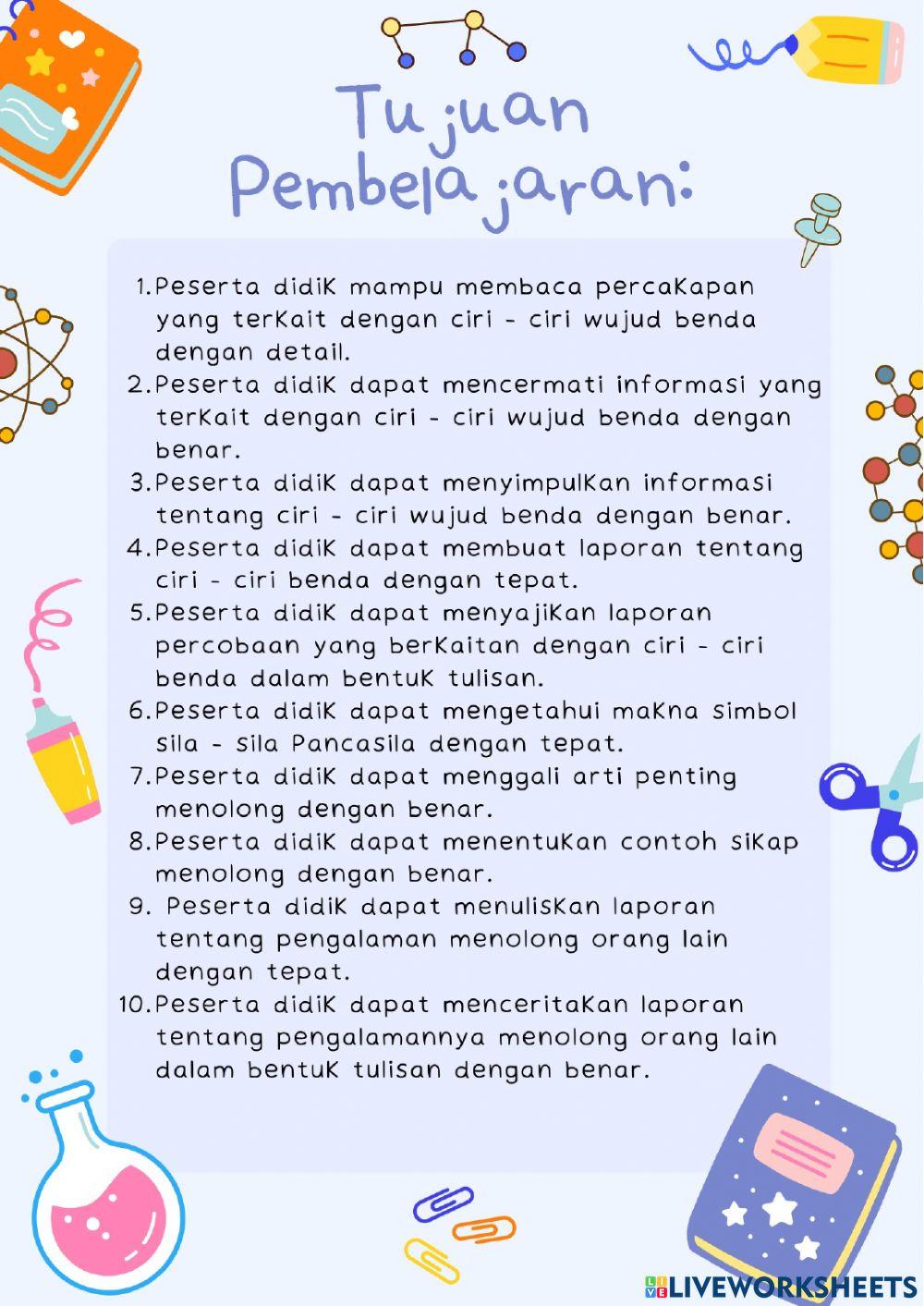 LKPD Kelas 3 - Tema 3 - Subtema 2 - Pembelajaran 2