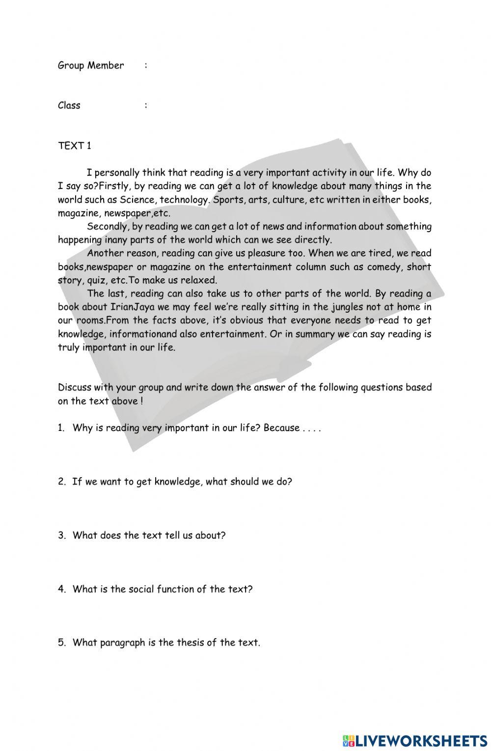 Analytical Exposition