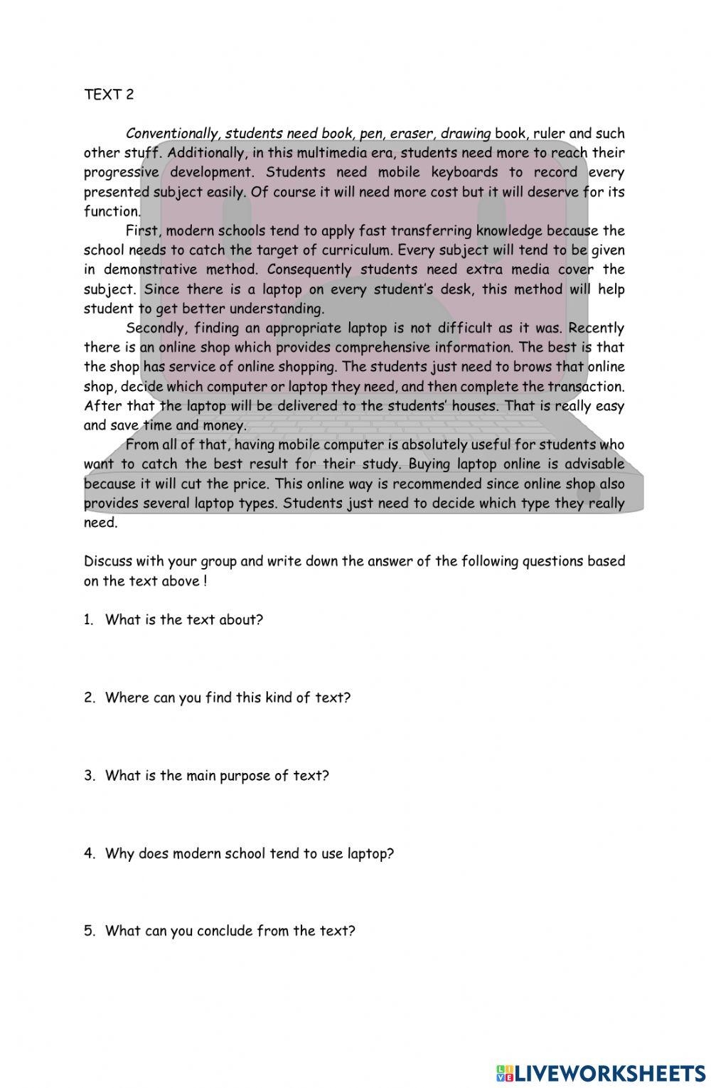 Analytical Exposition