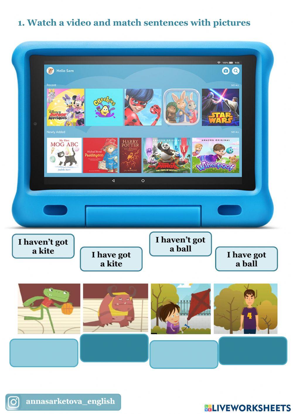 Have got and haven't got