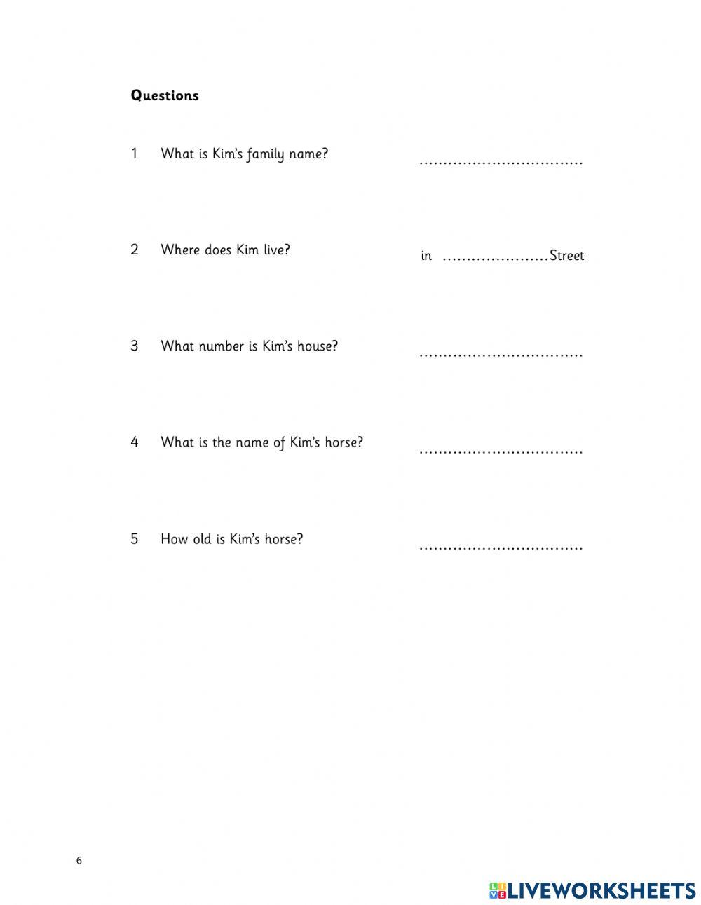 A1 Starter Listening part 2