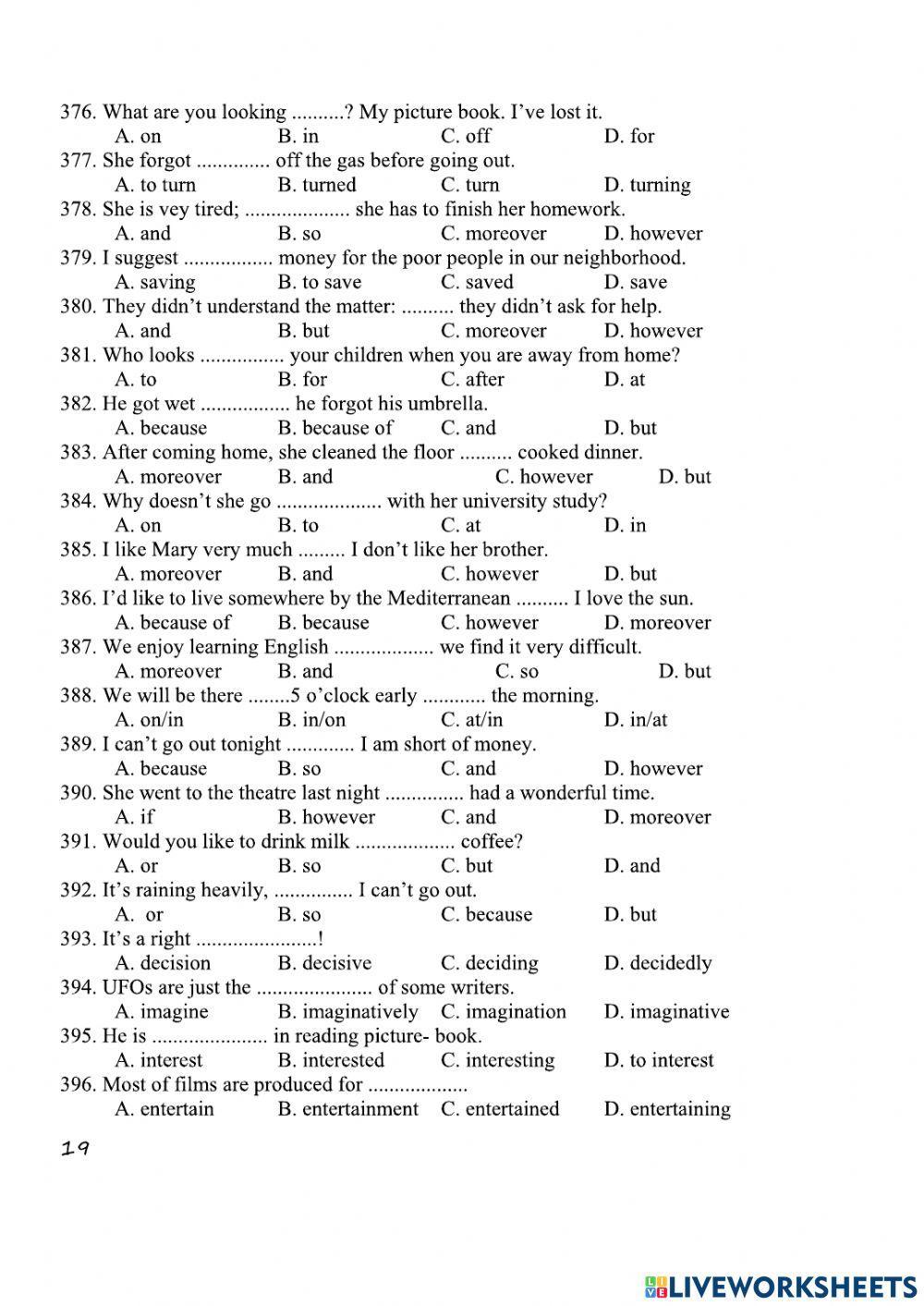Practice for garde 12-5