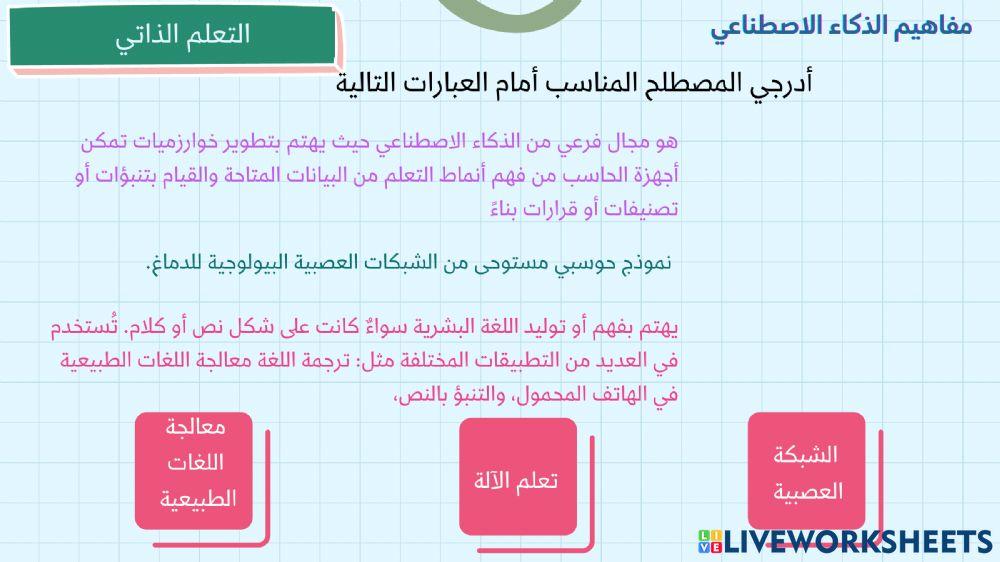 ورقة عمل الذكاء الاصطناعي