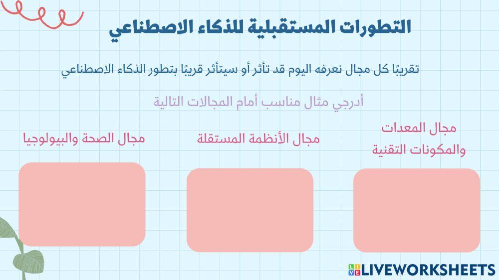 ورقة عمل الذكاء الاصطناعي
