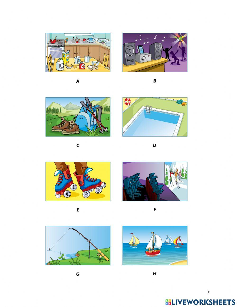 A1 Movers Listening part 3