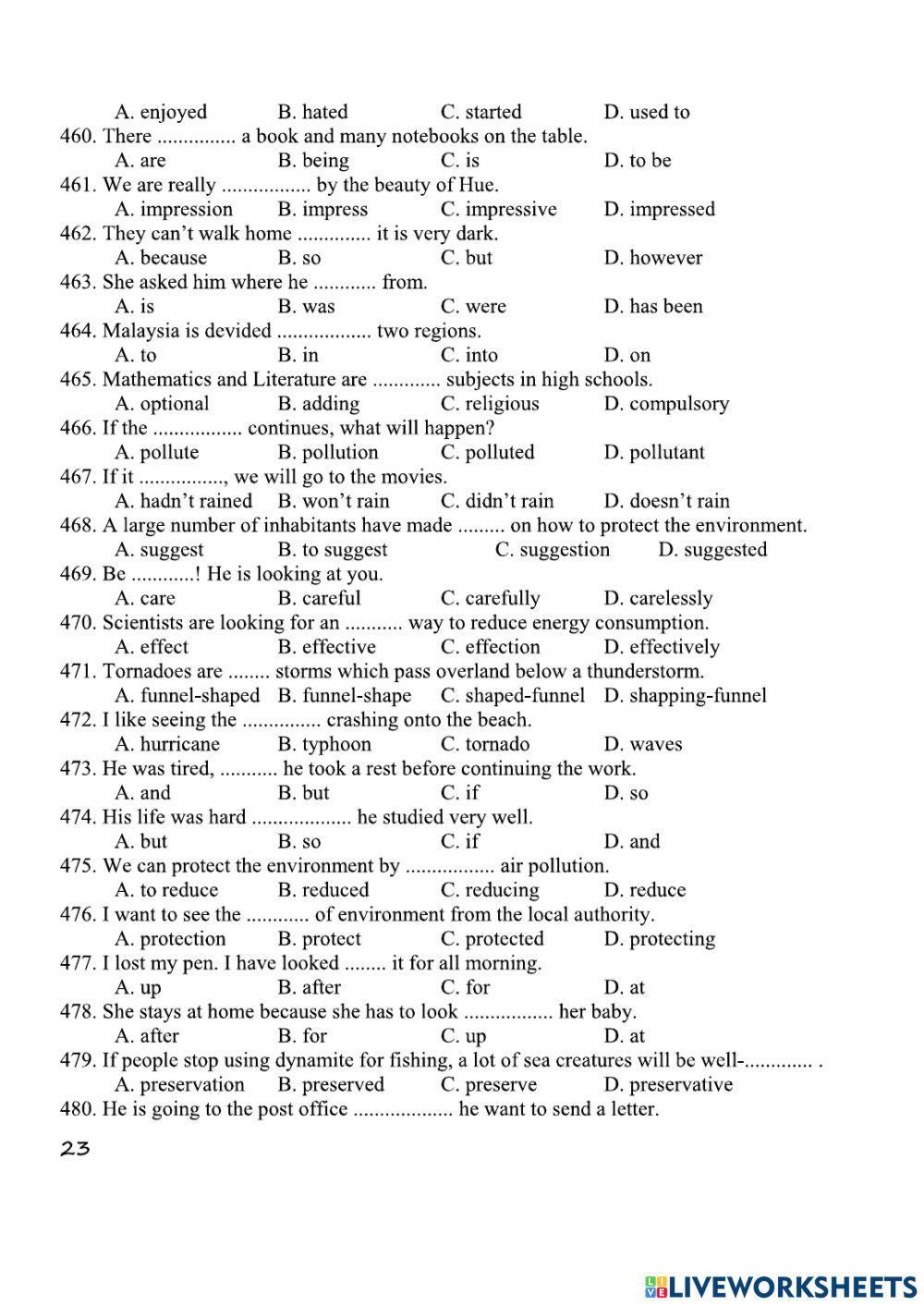 Practice for grade 12-6
