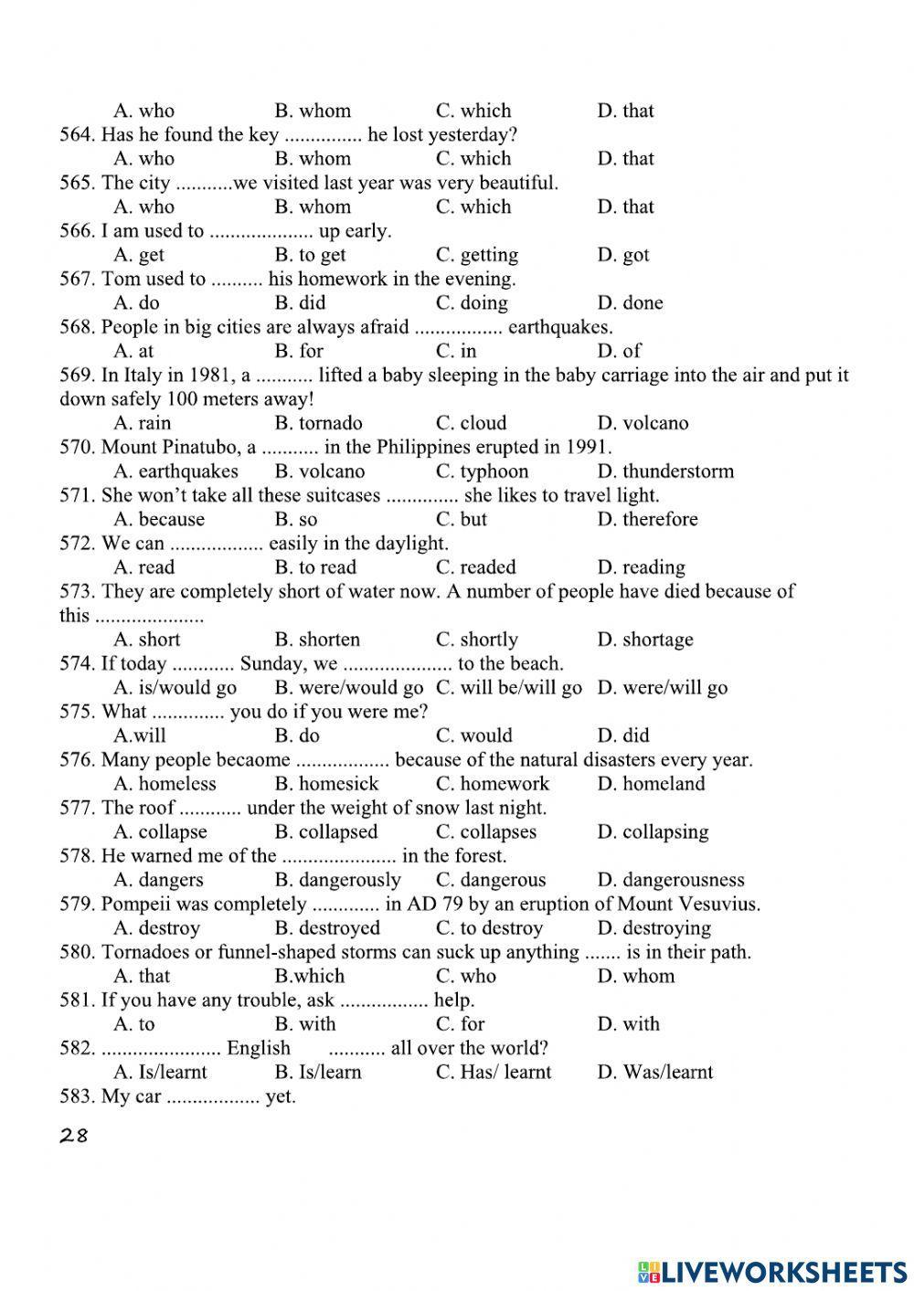 Practice for grade 12-7