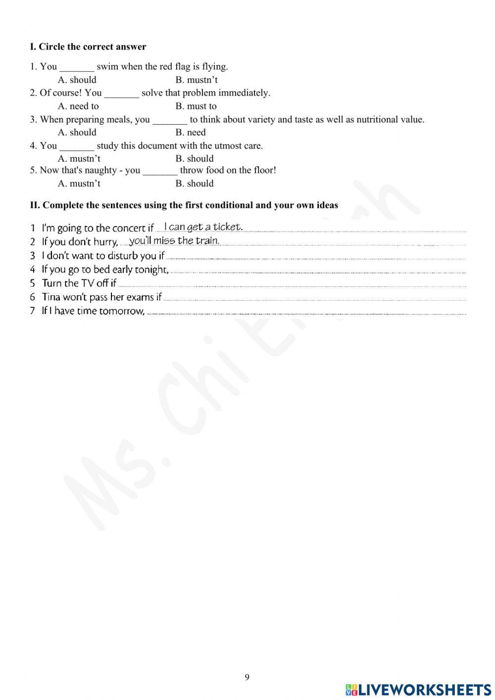 Viet Teacher-S6-WEEK 7-U1-GRAMMAR REVISION