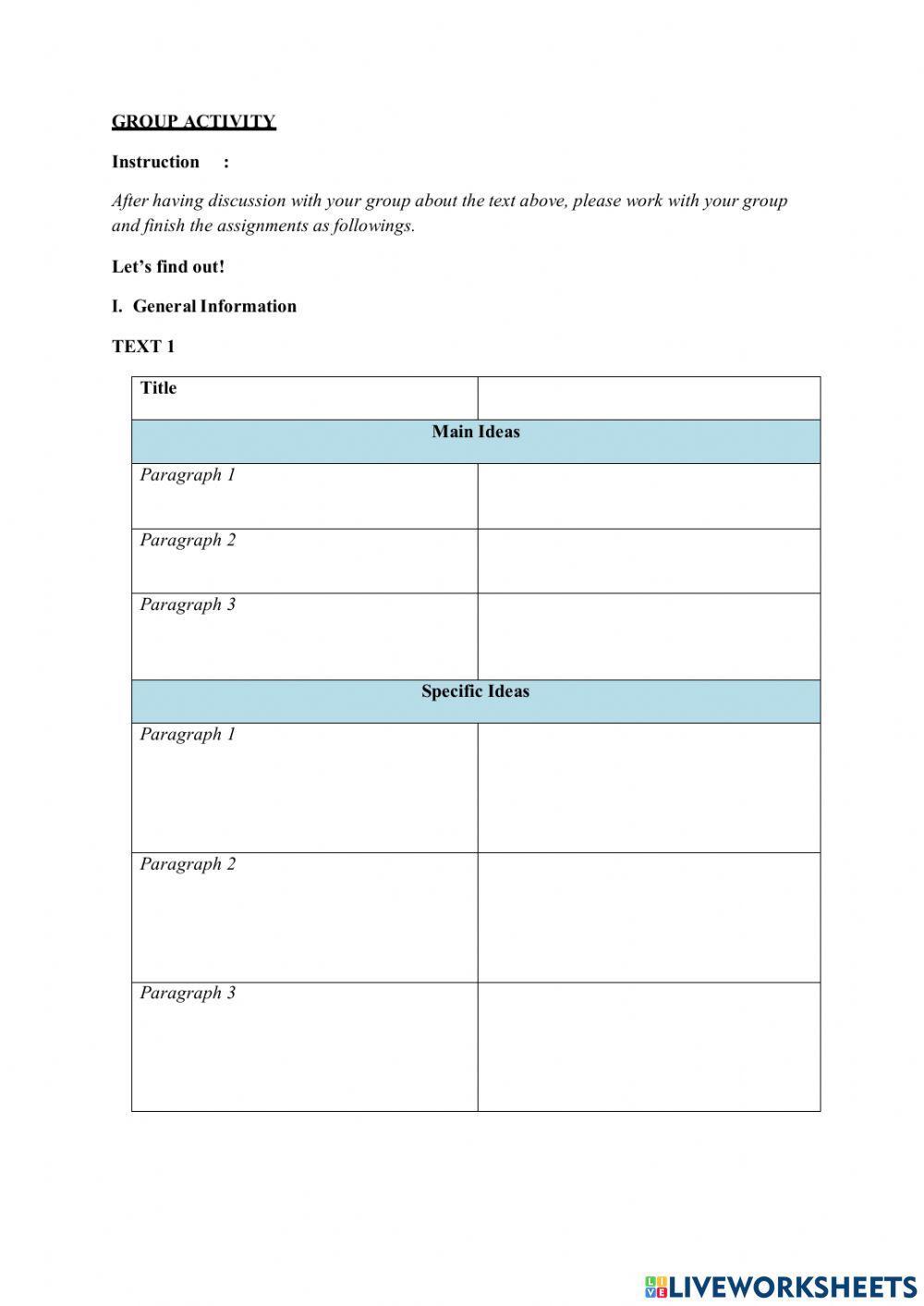 Describing a Tourist Destination