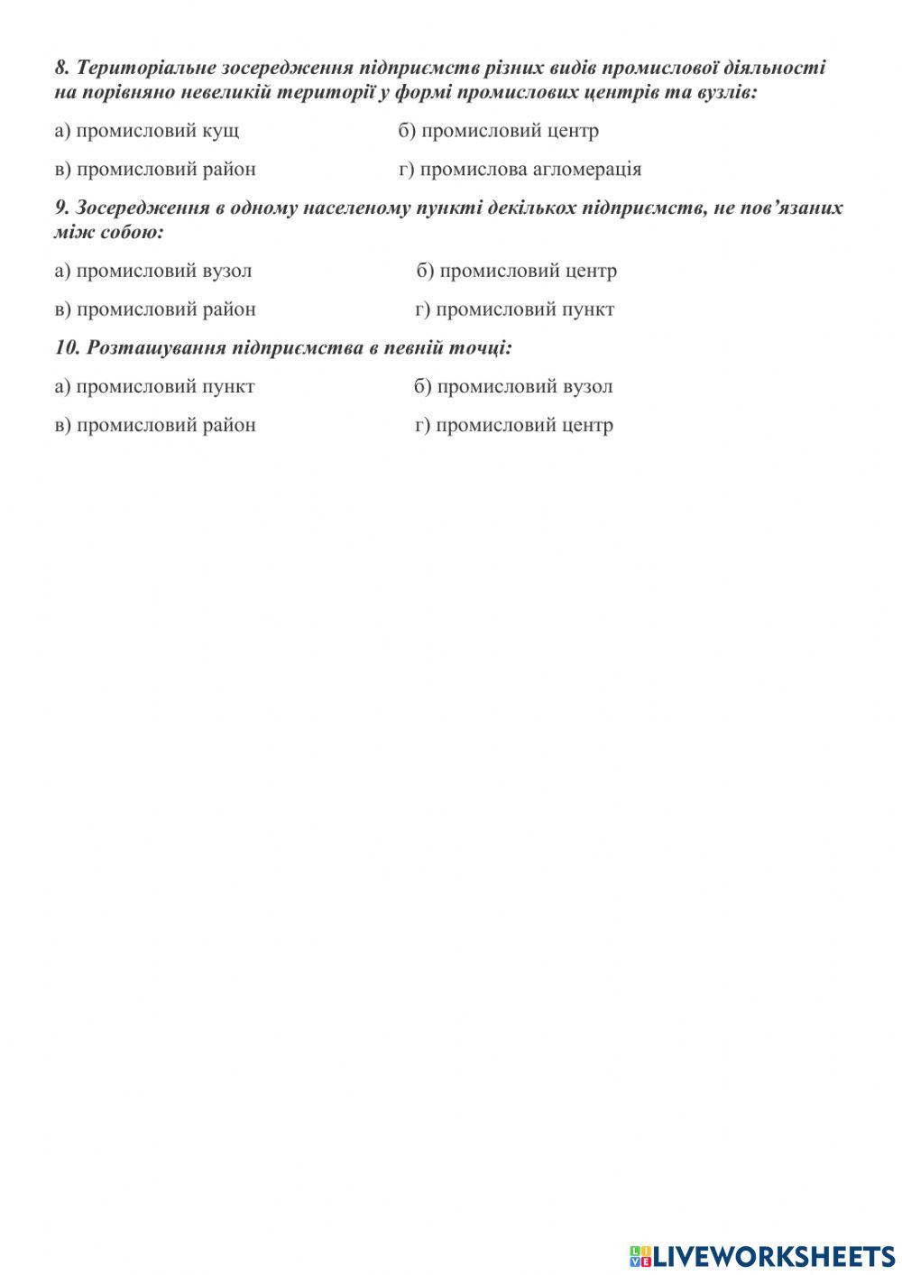 Форми організації виробництва