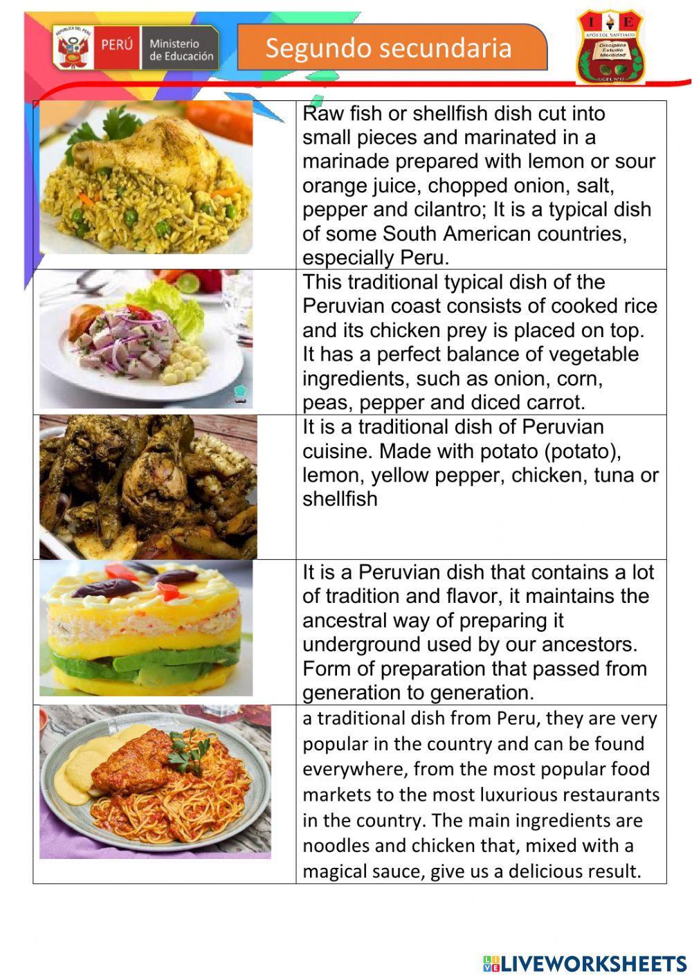 dishes-peru-worksheet-live-worksheets
