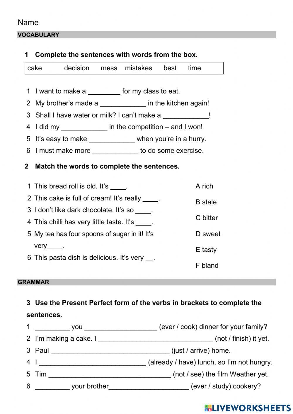 Wider World 3 Test 3